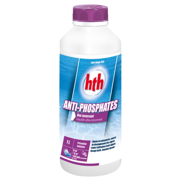 Hth-anti-phosphate-1L-piscine