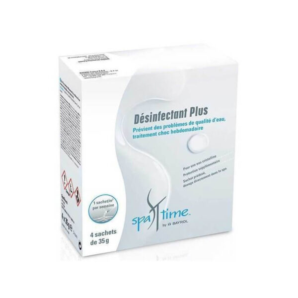 spa time desinfectant plus 4 x 35g