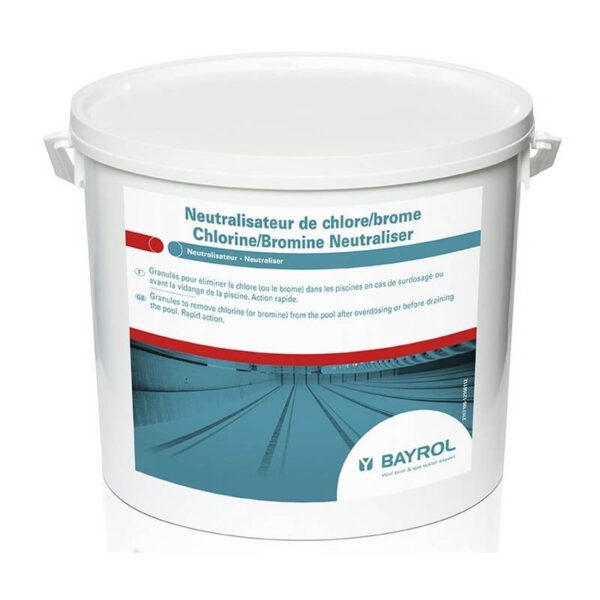 traitement piscine bayrol neutralisateur chlore brome